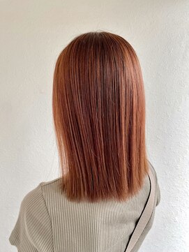 アクイール(ACCUEILLIR) ブリーチなしピンクブラウン