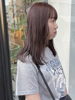 ヘアー アイス ルーチェ(HAIR ICI LUCE)&nbsp;ブリーチなしダブルカラーで作るグレージュショコラ/落合