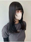 顔周りレイヤー/韓国/レイヤーカット/秋カラー/10代20代30代