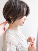 前髪 ネビージュ ボブルフ 黒髪 ワンレン 小顔 "