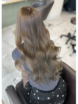 オットット(OttottO) ブリーチなしダブルカラー オリーブベージュ