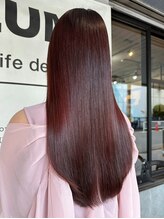 ファブ バイ ルミ(Fab by Lumi) うる艶トリートメント/縮毛矯正/チェリーブラウン/韓国