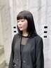 【マツ指名】似合わせカット+ケアストレート　￥19,250 → ￥15,400