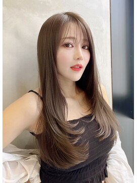 ボンドストーリー(Bond Story) 20代30代　レイヤー　グレージュ　髪質改善　縮毛矯正