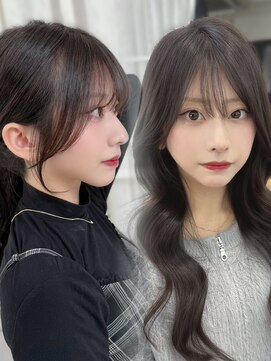 レイリー 原宿 表参道(Rayreee) 小顔見せ×ツヤ感レイヤーで韓国っぽ垢抜けヘア