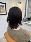 肩ハネダークミディ