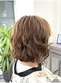 【arte HAIR】ボブパーマ/ベージュカラー/ブリーチパーマ