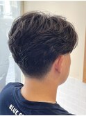 フェザーパーマニュアンスパーマシャドウパーマセンターパート