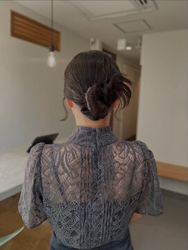 ミディアムヘア/暗めカラー/グランマッシュ/北九州/小倉