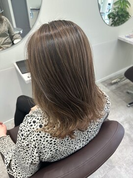 白髪ぼかし30代40代50代グレイカラー白髪染め白髪ぼかし