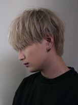 エルマーク 四条烏丸(L-MARK)&nbsp;マッシュ/メンズ/ハイトーン/ダブルカラー/ブリーチ/眉毛