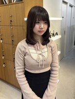 ルブランヘアギャラリー(Le blanc hair gallery)&nbsp;ミディアムレイヤー×ピンクブラウン