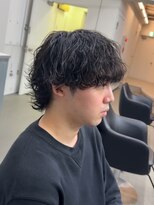 プルーブトウキョウ 渋谷(PROVE TOKYO)&nbsp;爽やか無造作ビジネスツーブロック波巻きパーマ
