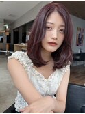 ミディアムレイヤー*レイヤーカット*フェイスレイヤー韓国風ヘア