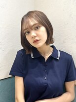 ロンド レイ 立川(Lond Ray)&nbsp;ラテグレージュ/レイヤーボブ/韓国巻き/結べるレイヤー/立川