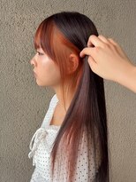 サラジュ 仁川店(SARAJU)&nbsp;【ブリーチ特化】今田担当 ブリーチあり×インナーオレンジ