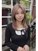 ハッシュカット×ホワイトミルクティー