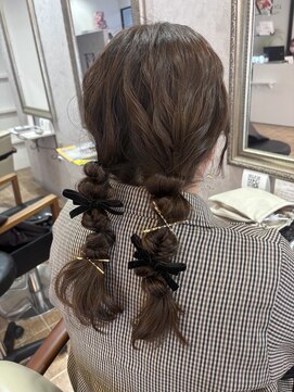 ラフェスタヘア 和歌山駅前店(Lafesta HAIR) 編みおろしツイン