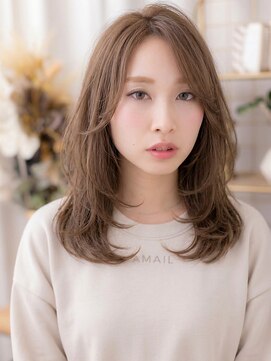 カバーヘアアンドスパ ブリス 浦和(COVER HAIR&SPA bliss) ダークブラウンブリーチなし抜け感ヘアロングウルフカット20代c8