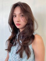 アンドカオマワリカットファム(Fann.)&nbsp;髪質改善 レイヤーカット 韓国風 神戸三宮元町 艶髪 顔周り 前髪