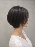ショートボブ/大人女性ショート/岡町/40代/50代