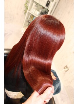 エデン トリートメントサロン 難波店(EDEN) 暖色系カラーで髪質改善！トリートメントでうる艶髪に☆冬カラー