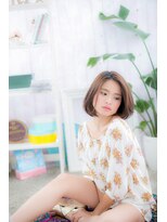 ミック ヘアアンドビューティー 大山店(miq  Hair&Beauty)&nbsp;ナチュラルボブで…素髪美人
