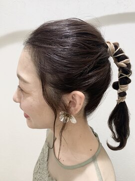 ヘアーサロン リノ(Hair salon LiNO) 編み編みポニー