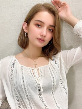 アフロート エル 錦糸町(AFLOAT L) LallYou【錦糸町】色気ある大人可愛いフォギーベージュショート