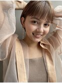 お洒落ハイトーンタイトショート