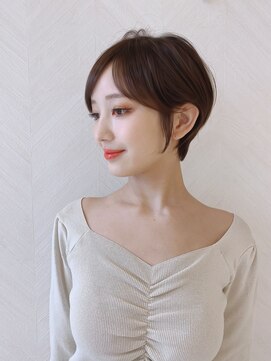 ロンド ストラーダ 心斎橋(Lond strada) ショート×ハイライト白髪ぼかし×シルキーベージュ[心斎橋]