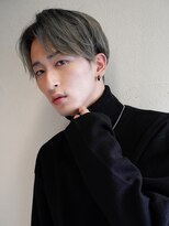ツーブロックセンターパート× アフターブルーブラック×Masena8