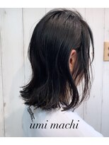 ウミマチ(umi machi)&nbsp;umi machi クセを活かしたミディアムスタイル　2021/12/28