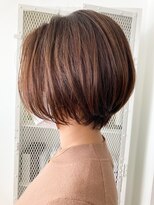 ヘッズ 本八幡店(HEADS)&nbsp;大人ショート　メルティカラー　くびれヘア　ビタミンカラー