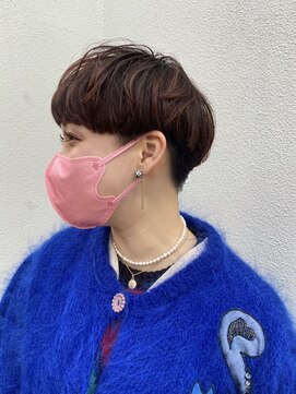 ロウブ(roubu.) 【roubu.】韓国風刈り上げマッシュショート