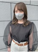 透明感たっぷり♪アイスラテベージュ