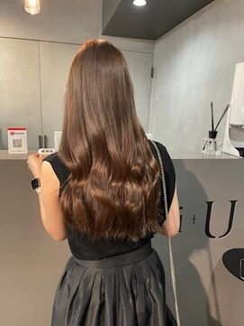 アイユー(ii+U) 髪質改善　チョコレートブラウン　韓国巻き