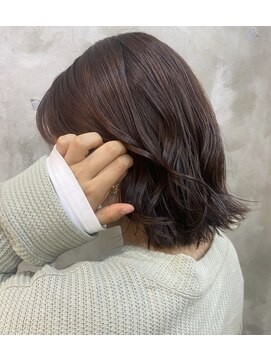エトネ ヘアーサロン 仙台駅前(eTONe hair salon) チェリーブラウン×ゆるふわスタイル