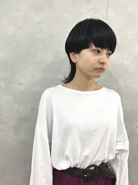 エンドリンク(endlink) 黒髪マッシュクラゲヘア