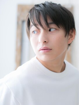 トニーアンドガイ メン 与野駅前店(TONI&GUY MEN) 長め透けバングがポイント！小顔ウルフショートf与野