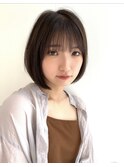 【THEOSCAR印南】大人かわいいボブ×グレージュカラー