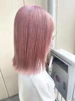 ヘアーブレイス(hair brace) ハイトーンピンク　stylist中村