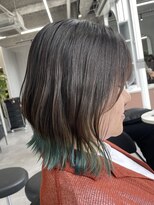 ジエクト カナウ(The Ect canow)&nbsp;ボブ裾カラー/ミントグリーン/オリーブカラー/エンドカラー