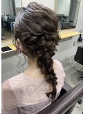 ヘアアレンジ/ヘアセット/編みおろし