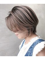 ギークス(GEEKS)&nbsp;【GEEKS渋谷】デザインカラー/シルキーベージュ/こなれヘア/小顔