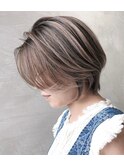 【GEEKS渋谷】デザインカラー/シルキーベージュ/こなれヘア/小顔
