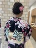 浴衣着付け＆簡単ヘアアレンジセット♪♪　￥7.700 お電話予約限定です♪