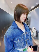 ロンドクロエ 横浜(Lond Chloe)&nbsp;こなれミディ+ブリーチなしグレージュ/前髪顔周りレイヤー[横浜]