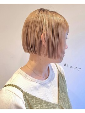 イデア 柏の葉コイルリンクガレージ店(IDEA) ハイトーンカラー×ミニボブ