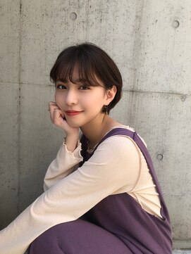 エトラ 渋谷店(etora) マッシュショート　耳掛けショート